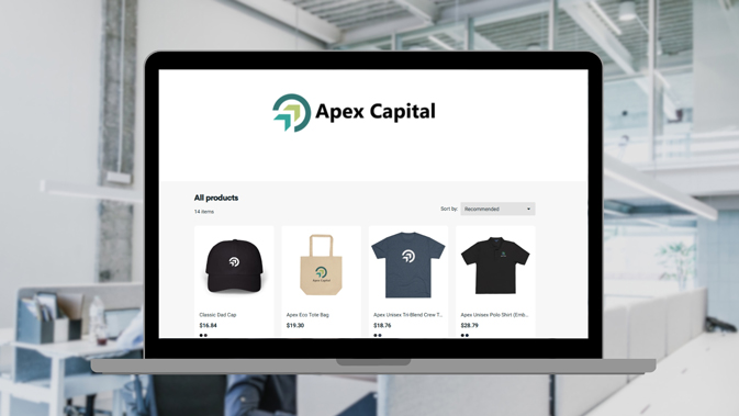 Online Company Stores for Financial Services