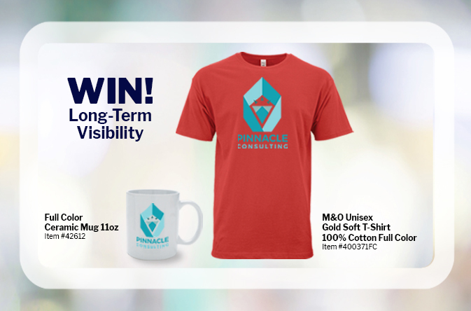 Win long term visibility with Promotional Apparel and Drinkware