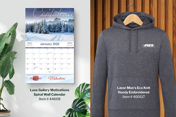 Wall Calendars and Apparel are great Eco Friendly Promotional Products