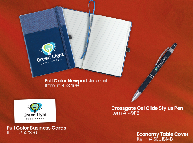 Trade Show Checklist Items such as Business Cards and Pens