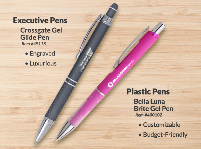 Plastic and Executive Pens